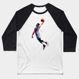 Russell Westbrook Low Poly Baseball T-Shirt